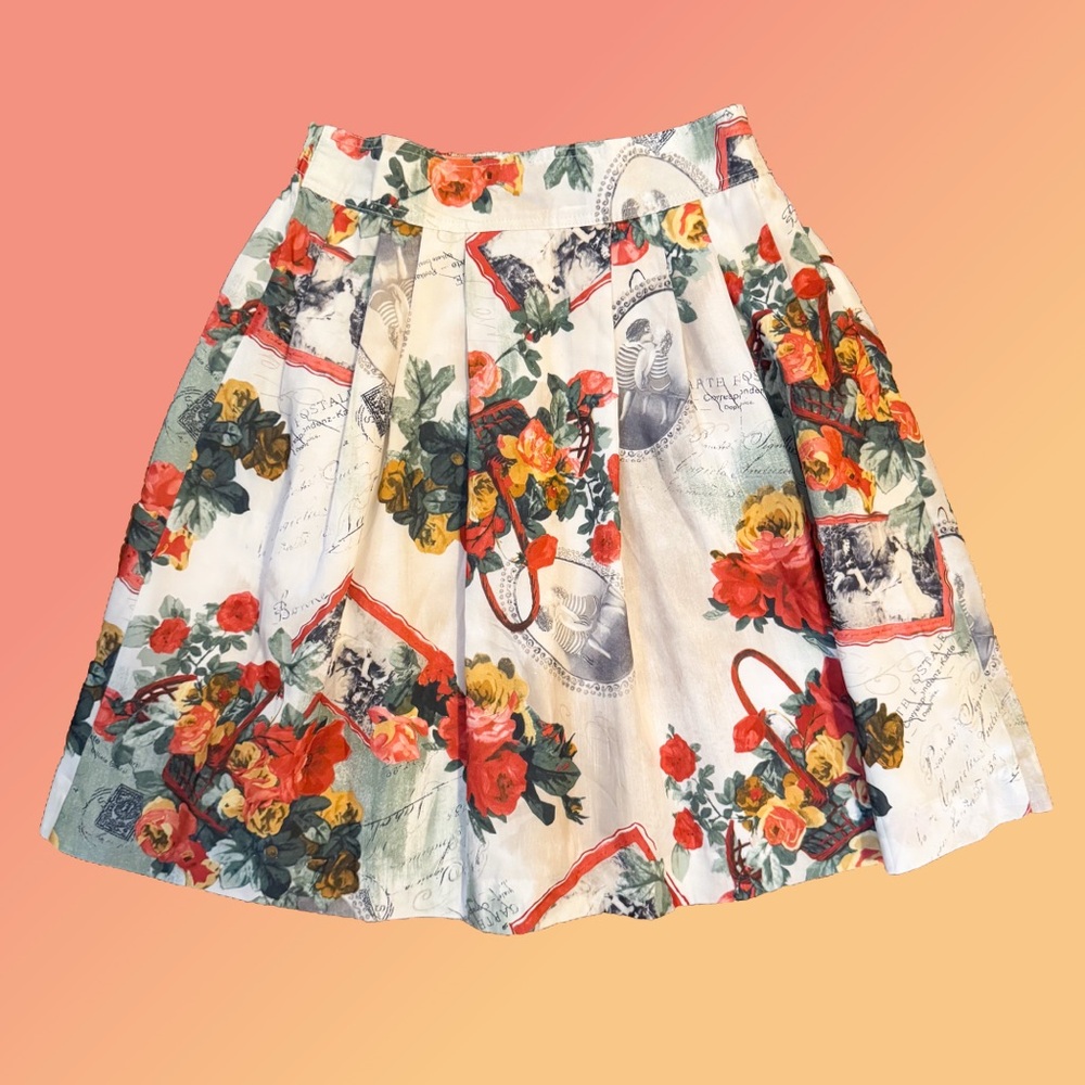 Floral Print Women's Skirt